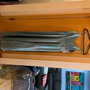 Birdy Grey “Jay Satin Bridesmaid Dress” in Sea Glass